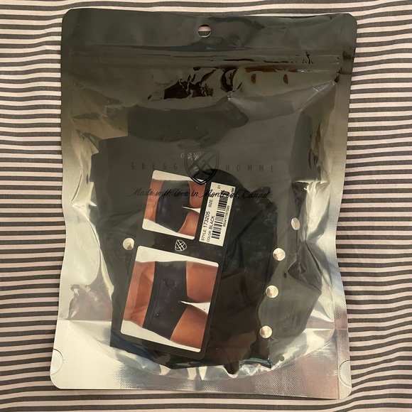 Gregg Homme Faux Leather Boxer Trunks - Picture 4 of 4